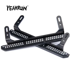 YEAHRUN 1Pair Metal Alloy Step Pedal Sides for TRX-4 Bronco 1/10 RC Crawler Car Upgrade Parts