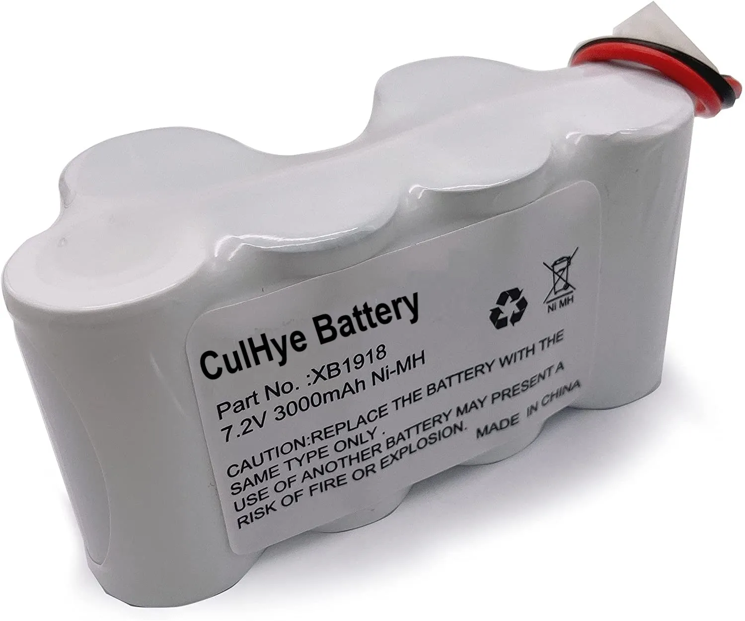 CulHye-batería Ni-MH para aspiradora, 7,2 V, 3000mAh, para Euro-Pro Shark V1950 VX3, barredora inalámbrica V1917 V1950 VX3 XB1918