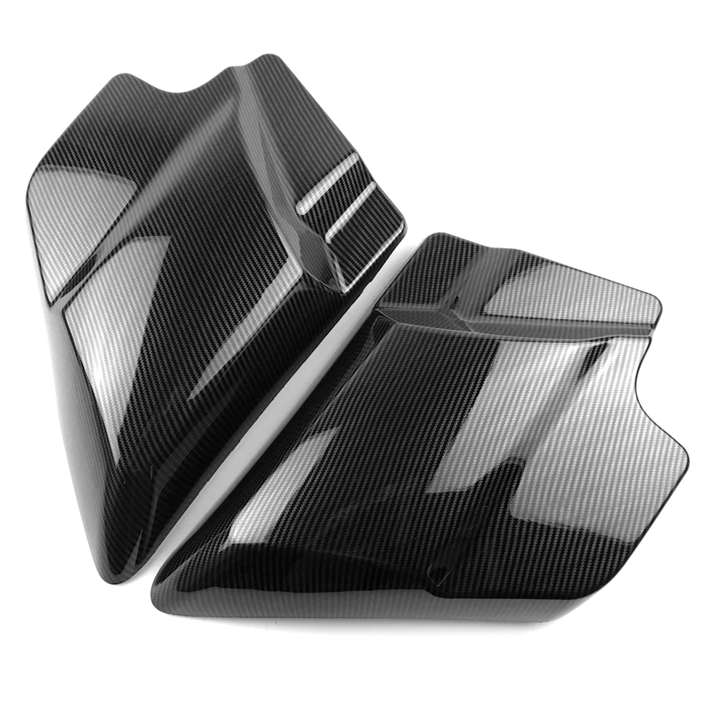 Carbon Black  ABS Left Right Side Cover Panels For Harley Touring Electra Street Glide 2009-2022