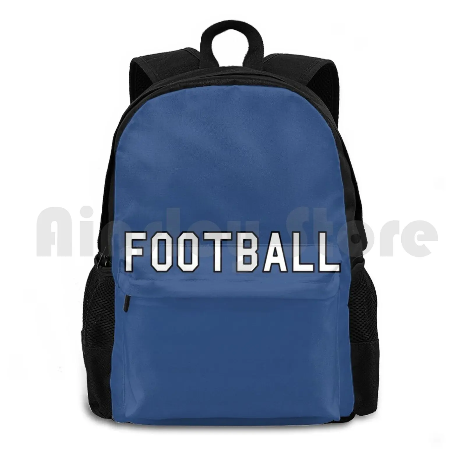 Football Outdoor Hiking Backpack Riding Climbing Sports Bag Football Sports Field Pigskin Tackle Goalposts Uprights Helmet