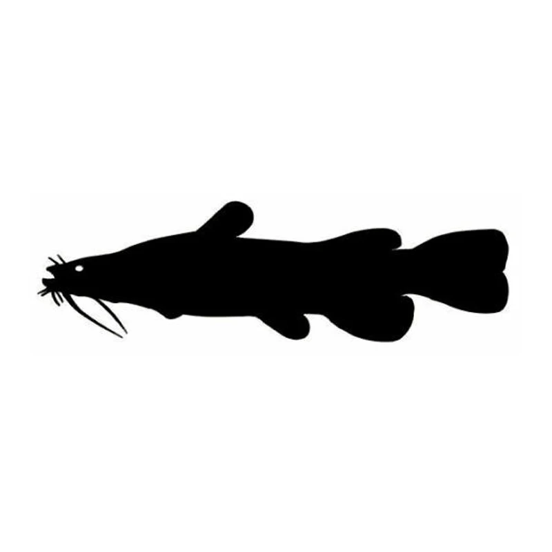 Flathead Catfish Decal  Fishing Truck/Boat Window Stickers Vinyl Decal Multiple Colors & Sizes