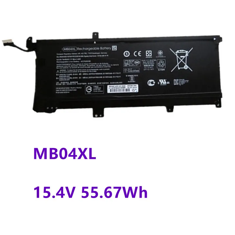 

MB04XL HSTNN-UB6X TPN-W119 Laptop Battery For HP Envy X360 Series 15-AQ103NO 15-AR000ND 15-AQ002NX MB04XL 15.4V 55.67WH