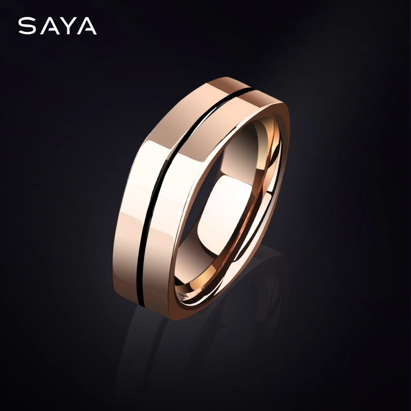 Rings for Men Women Couple for Wedding Tungsten 8mm Width Comfort Fit Fine Jewelry,Customized