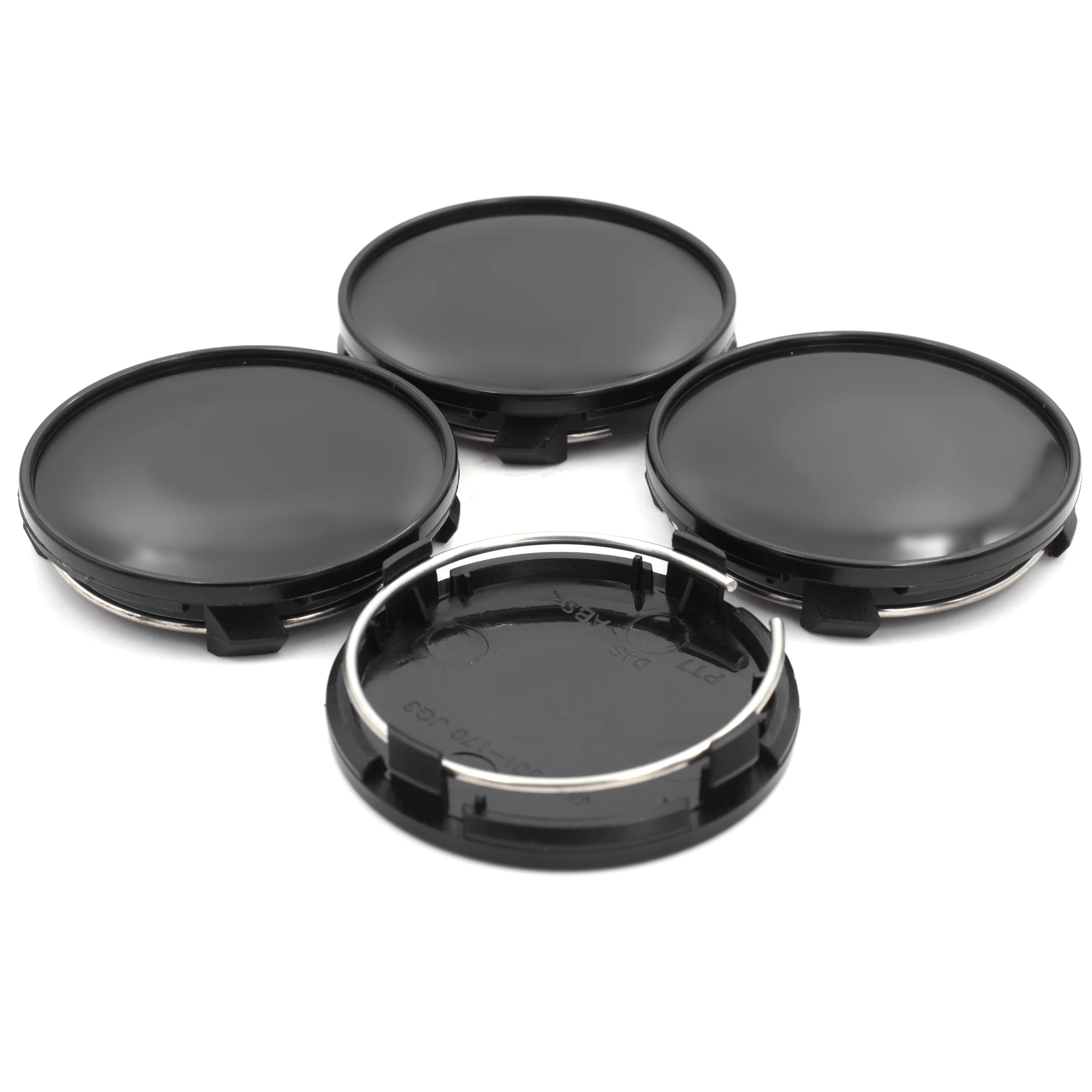 4pcs 61mm 59mm Wheel Center Cover For Rim Modification  Hub Caps Car  Styling Exterior Accessories Black Chrome