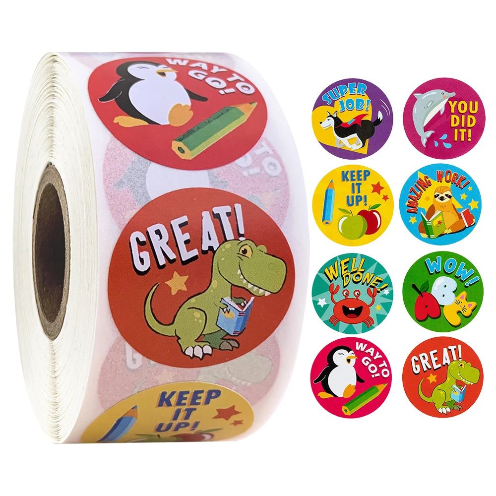 

2025New Animals Cartoon Stickers for Kids Classic Toys Sticker School Teacher Reward Sticker Various Styles Designs Pattern