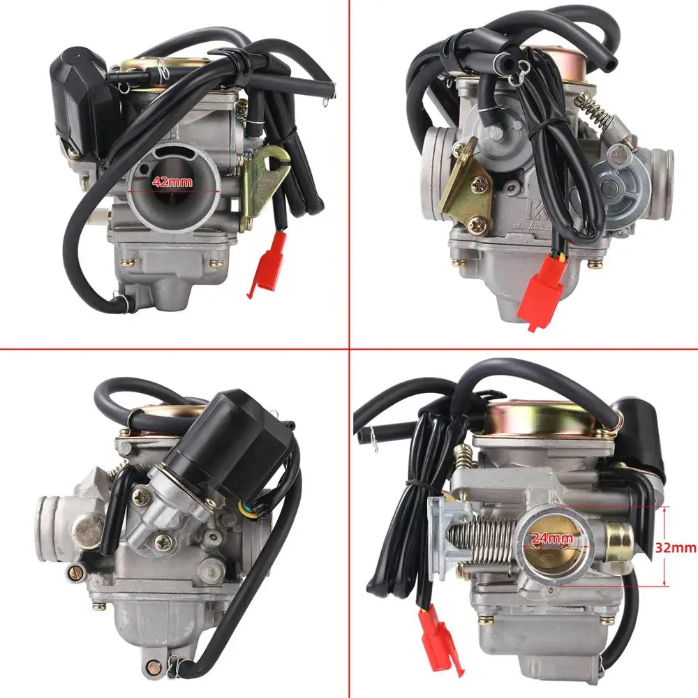 PD24J Motorcycle Carburetor GY6 125cc 150cc Scooter ATV for Yamaha Honda Kawasaki Motorbike Racing Carburetors Motocross Tuning