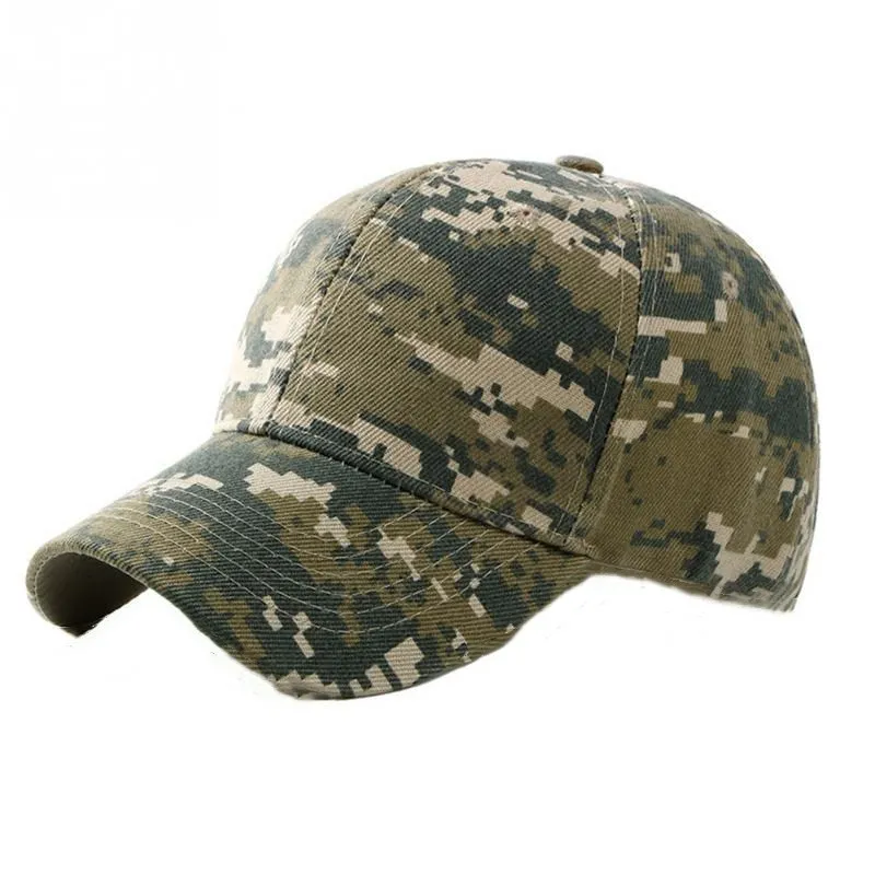 Men\'s Camouflage Baseball Cap For Men Fashion Summer Sunscreen Hat Women Polyester Hunting Camping Hiking Fishing Caps Gorras