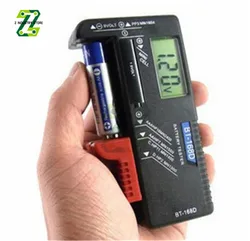 BT-168 LED Batteries Tester Digital Capacity Universal Button For Lithum 9V 3.7V 1.5V Cell Batteries Tester Checker BT168 Power