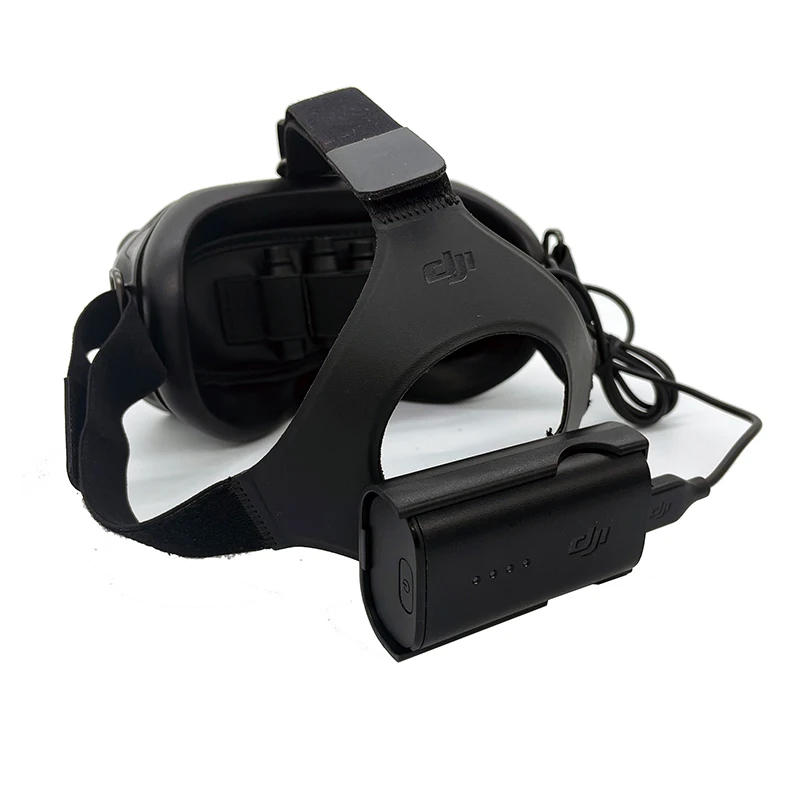 Óculos de transmissão para drone, capa de armazenamento com bateria para drone dji fpv hd digital