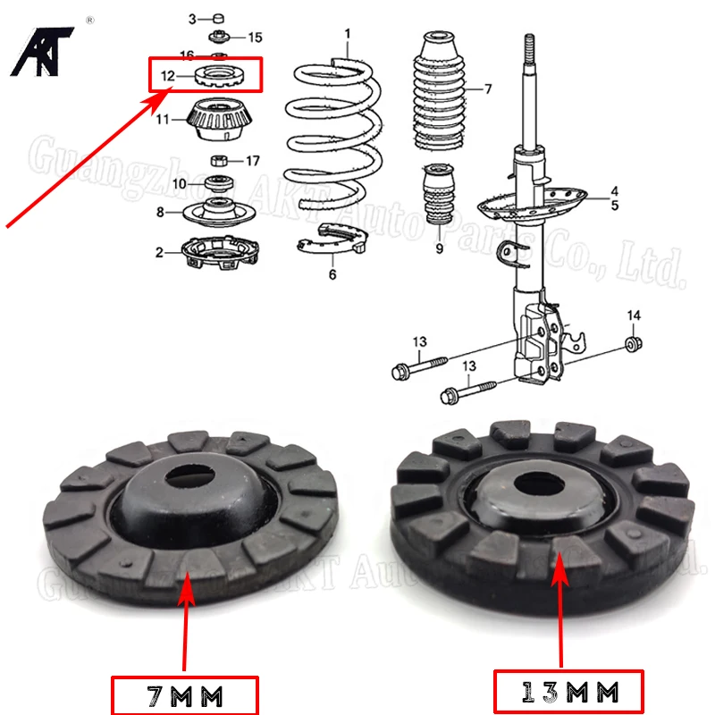 Front Shock Absorber Rebound Stop Damper For FIT JAZZ CITY 2003-2020 GD1 GD3 GD6 GD8 GE6 GE8 GK5 GM2 GM3 GM6