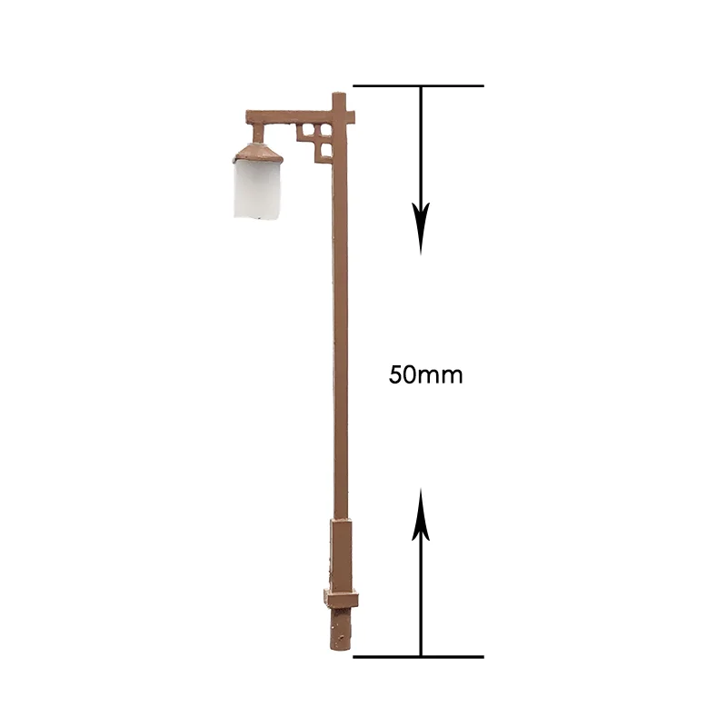 1:87 lâmpadas em escala ho, lâmpada de estilo clássico do parque chinês, luzes de modelos em miniatura, ferroviário, modelos de arquitetura, display, gamming