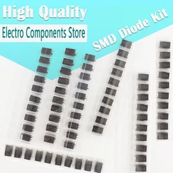 70Pcs/Lot SMD Diode Assorted Kit 7Value*10PCS SMA M1 (1N4001) M4 (1N4004) M7 (1N4007) SS14 US1M RS1M SS34 SMD Diode Package