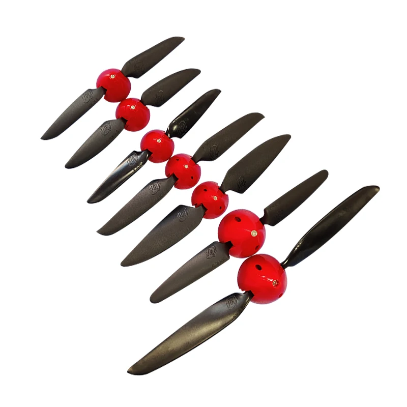 2 Sets HY Folding Propeller 6x4 7.5x4 8x4.5 8x6 11x6 With Spinner Cover Motor Shaft2.3/3.0/3.17/4.0mm  RC Plane Glider Drones