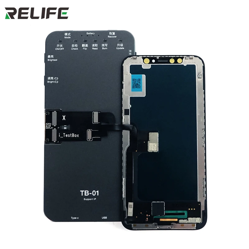 TB-01 17 in 1 Muiltfunctional Display Tester For iPhone 12mini 12 Pro MAX To 6S True Tone Light Sensor Testing Repair