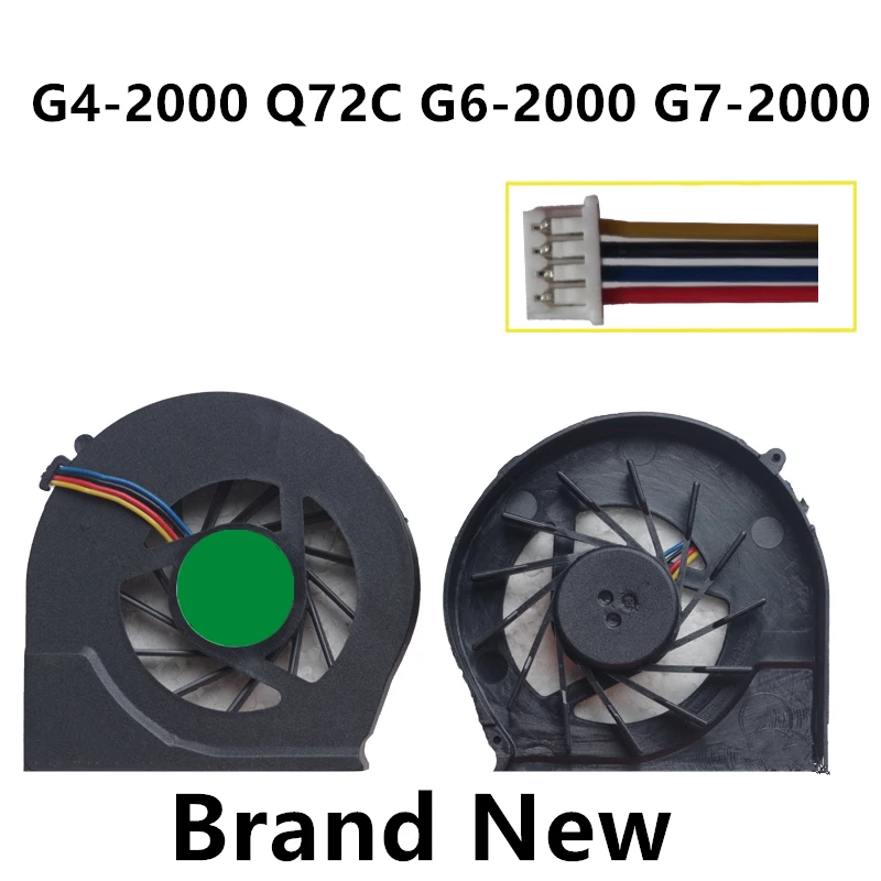 New Laptop CPU Cooling Fan For HP G4-2000 Q72C G6-2000 G7-2000 Notebook Cooler Radiator