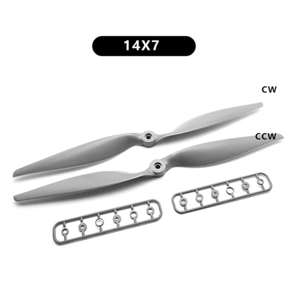 14 cali 14x7 CW CCW Nylon z włókna szklanego napęd bezpośredni śmigło do zasilania elektrycznego RC samolot Quadcopter multi-rotor Racing Drone