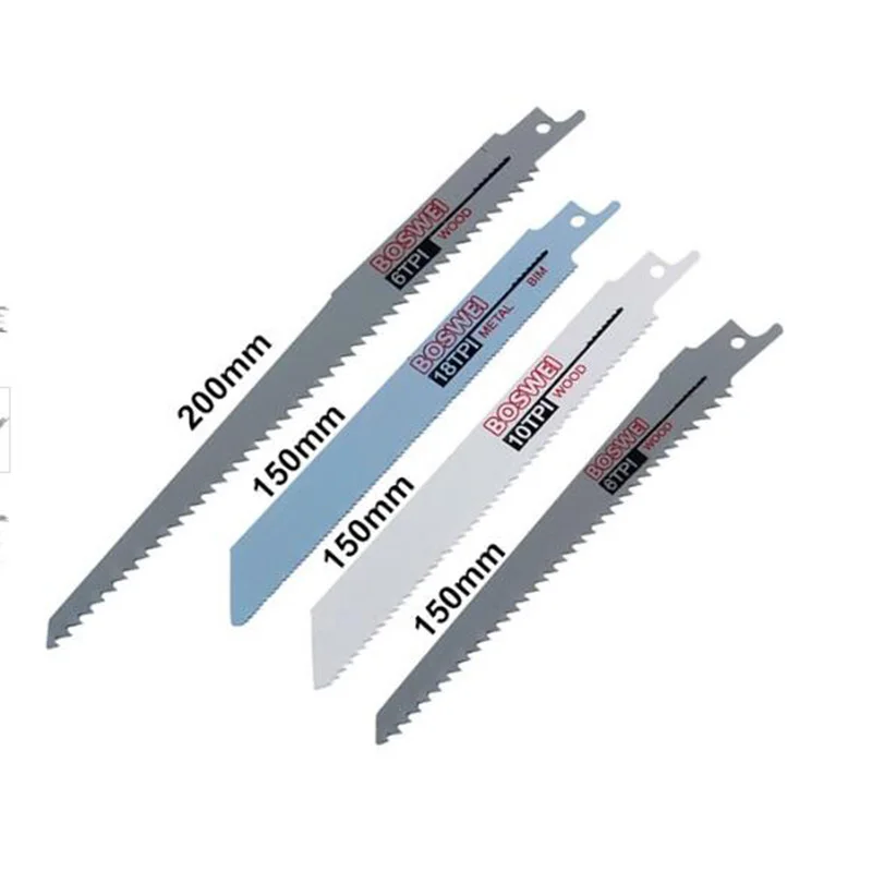 10pcs Jig Saw Blades Reciprocating Saw Metal For Wood Cutting Power Tools Accessories