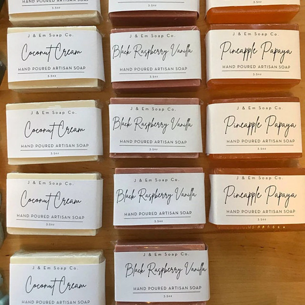 Custom Soap Label Template Body Product Label Template DIY Jar Wrap Whipped Soap Label Desig handmade gifts, tags，Kraft label