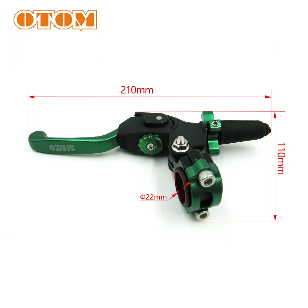 OTOM Clutch Lever Motocross Motorcycle Fall Prevention Folding 7 Gear Adjustable Handle Grip For HONDA YAMAHA KAWASAKI RMZ KTM