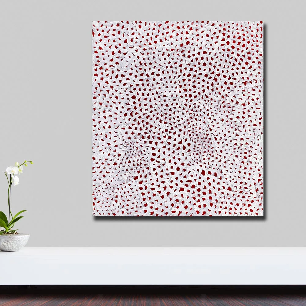 Fashion Wall Art Yayoi_kusama_nets Painting for Living Room Home Decoration Oil Painting on Canvas Wall Painting Unframed