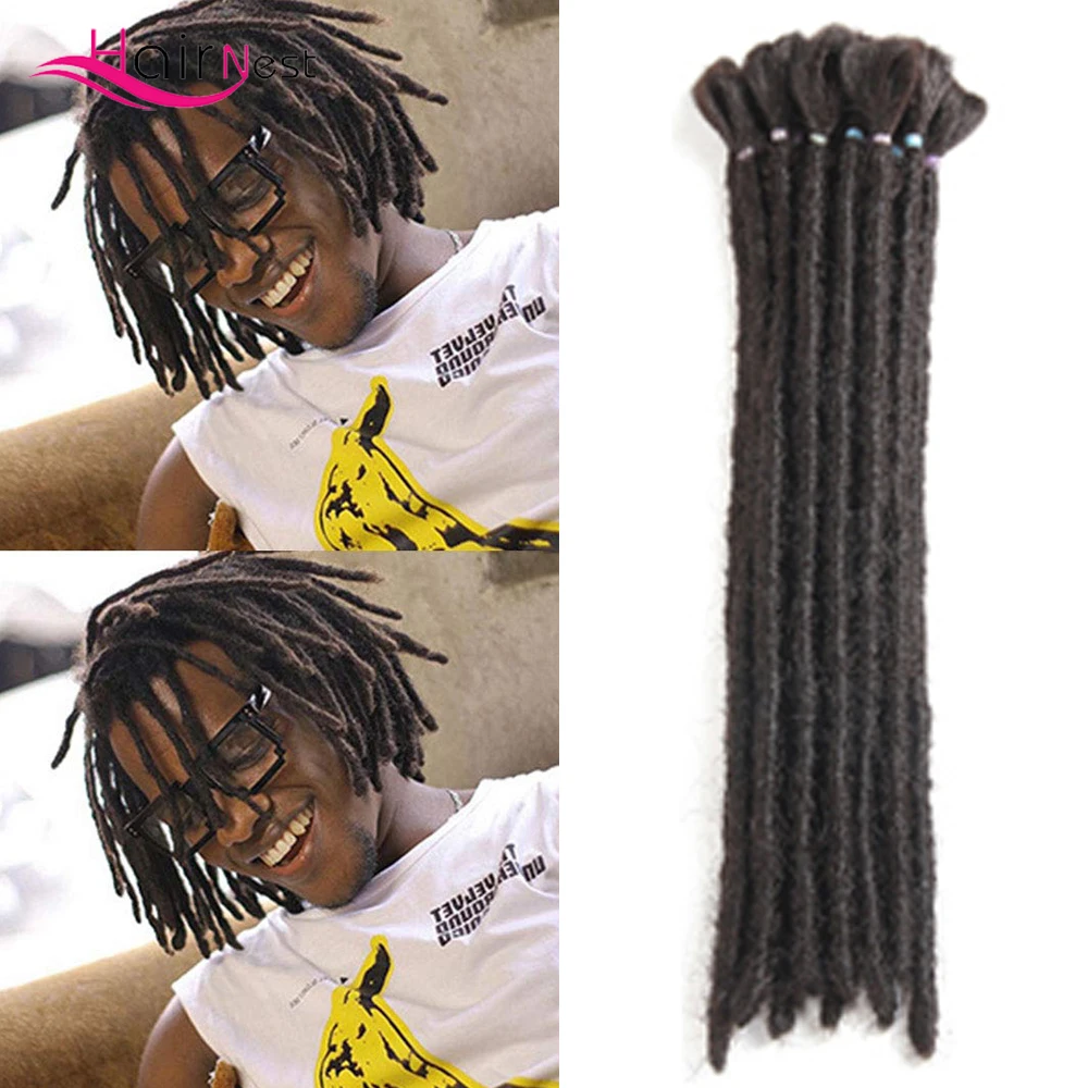 

Hair Nest Short Dreads Crochet Braid Hair Handmade Dreadlocks Hair Extensions 12 Inch Reggae Synthetic Hair Braiding Hair Blonde