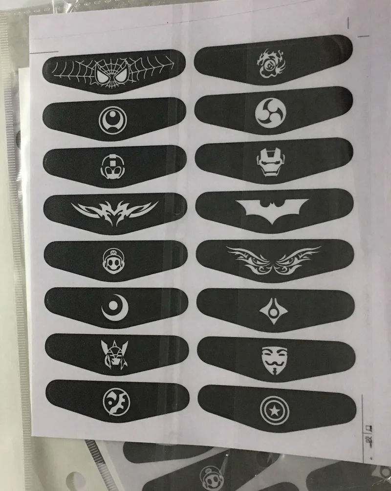 30 шт. в одном наборе, игровая светодиодная подсветильник ка, Обложка, наклейка, наклейка s для PS4 SLIM PRO, контроллер, наклейка для PlayStation 4