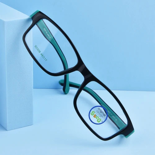 Imagen 2 del producto SECG, Montura desmontable para niños pequeños, Gafas ópticas suaves y flexibles, Montura para niños, Gafas con dioptrías, Monturas de Gafas, Gafas