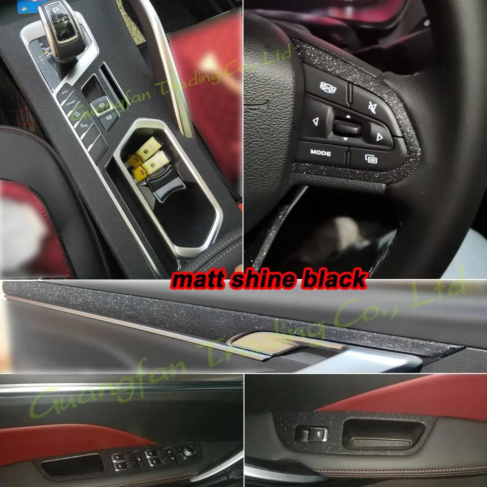 For Geely Coolray 2019-2021 3D/5D Carbon Fiber Car Interior Cover Center Console Color Sticker Decals Products Parts Accessories