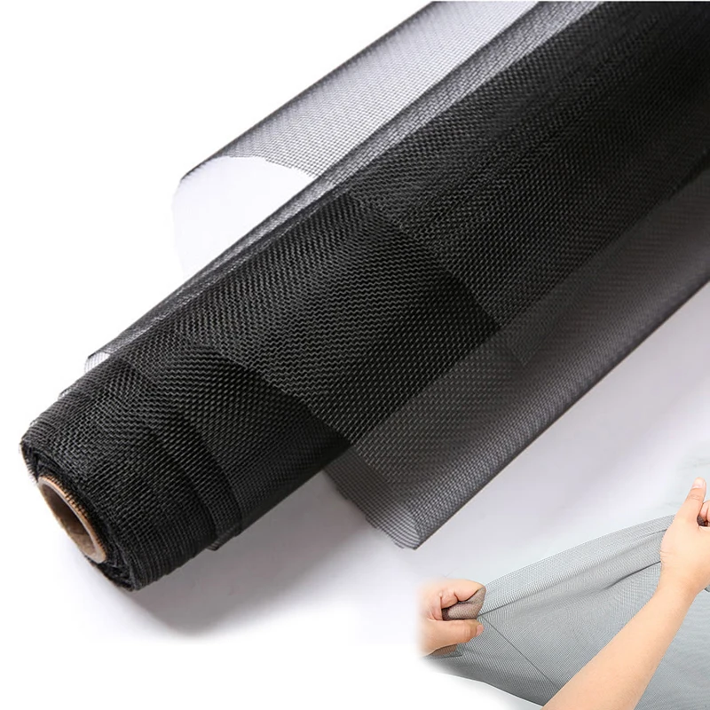 2021 Summer DIY Whole RolAnti-Mosquito Net Whole Roll Delivery Material Summer Screens Mosquito Nets For Glass Fiber Screens Net