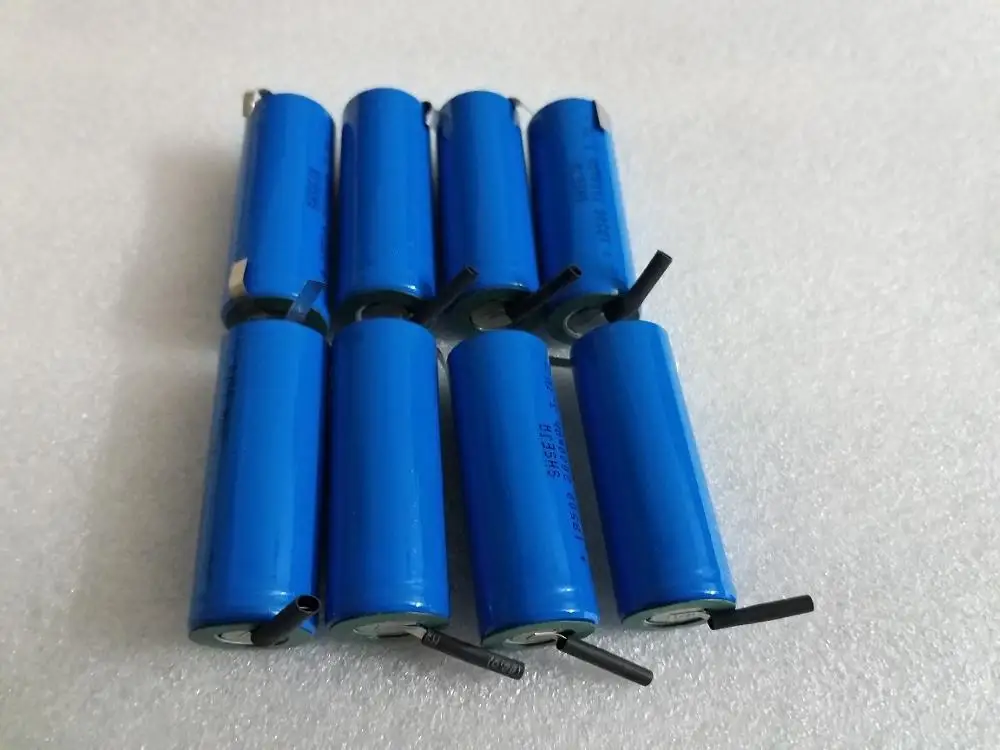 8PCS New18500 2000mAh 3.7 V rechargeable battery Recarregavel lithium ion battery for LED flashlight