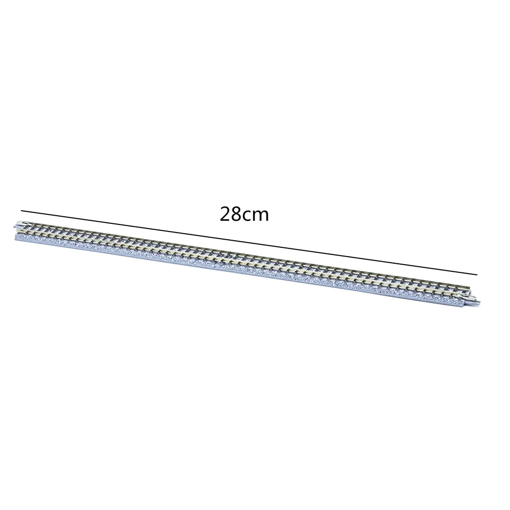 1:160 N Scale S280 Model Railway Train Straight Track 28cm Length Gauge 9mm Plastic Alloy Toys for Architecture Building Layout