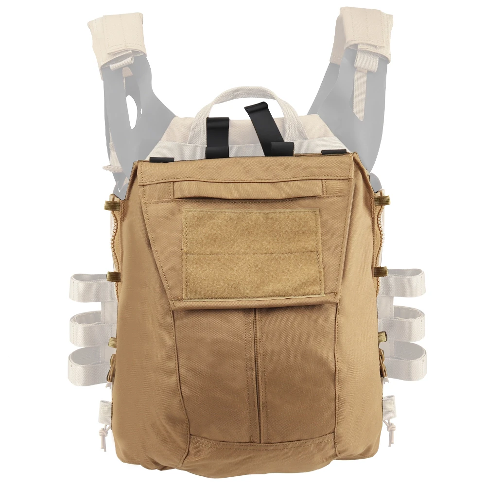 DulZip-On Panel Pack Sac à dos Airsoft Molle Plate, Electrolux Zipper-on, AVS JPC 2.0, CPC Glasure