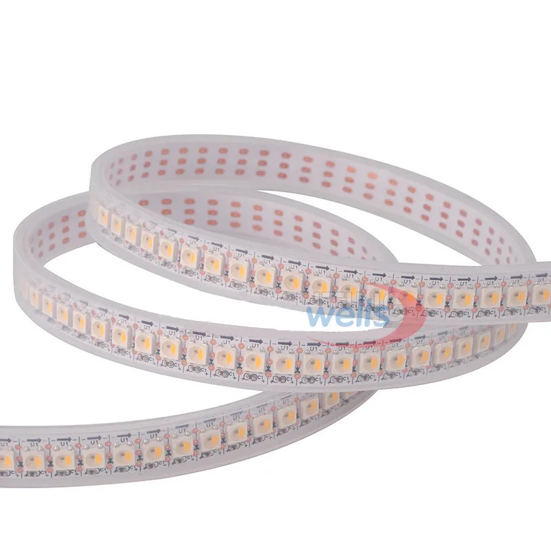 Imagem -05 - Leds Pixles m Sk6812 Ws2812b Semelhante Rgbw em Ip30 Ip67 Tira Conduzida Endereçável Individual 1m 4m 5m Dc5v 30 60 144