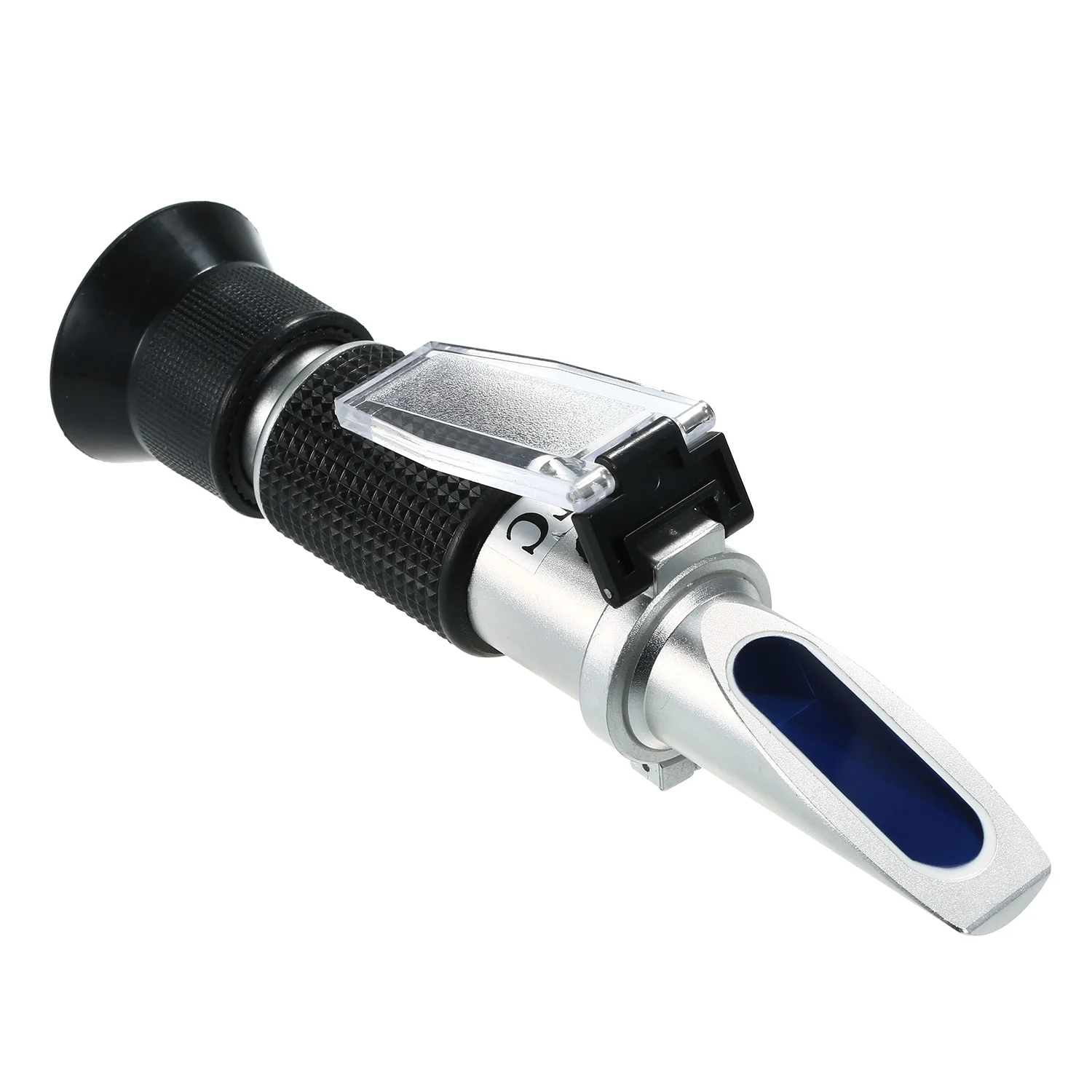 Handheld Seawater Hydrometers Optical Salinity Tester ATC Refractometer, Dual Scale: 0-100‰ & 1.000-1.070 Specific Gravity