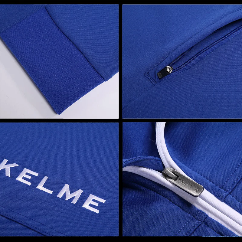 KELME Men\'s Sportswear Warm Tracksuit Jacket Sweatpants Running Sets Jogging Suits Male Joggers Fitness Sport Suit Men 3771200