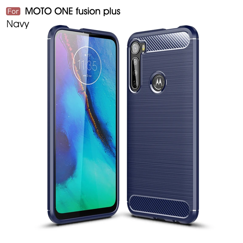 Cover For Motorola Moto One Zoom Pro Fusion Case For Moto One Fusion Plus Macro Hyper G8 G Power E6S Armor Silicone Case Fundas