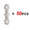 50pcs  White