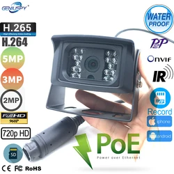 Waterproof Outdoor IP66 720P 960P 1080P 3MP 5MP Car Bus Mini IR POE IP Camera Motion Detection Night Vision SD Card Slot