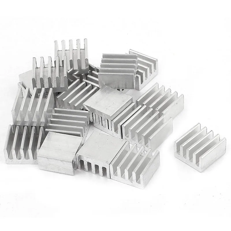 PC Radiator Aluminum Heatsink,Radiators Heating Heat Sink Cooling Cooler for Memory RAM DDR GPU VGA Electronic Chips IC-10pcs