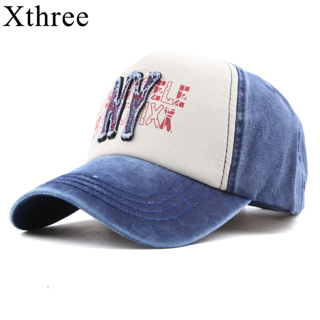 

xthree Baseball Cap for Men Fitted Hat Cap Gorra Hombre Hip Hop Casquette Bone Snapback Hats Women