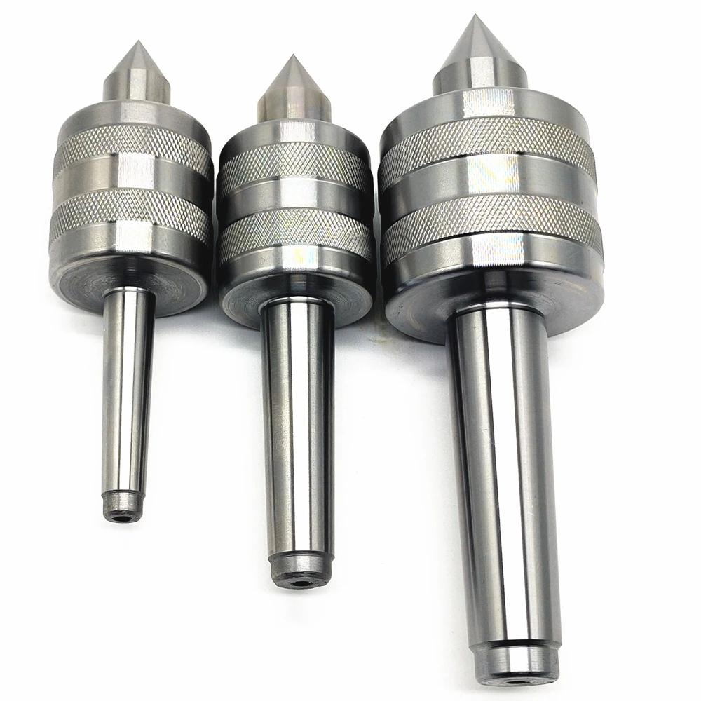 New Accuracy Steel Silver MT1 MT2 MT3 Lathe Live Center Taper Tool Live Revolving Milling Center Taper Machine Accessories