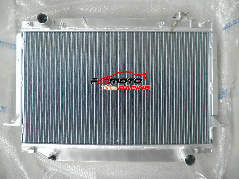 50mm 2Row All Aluminum Radiator For 1993-1997 Toyota Landcruiser 80 SERIES FJ80R FZJ80R 1993 1994 1995 1996 1997