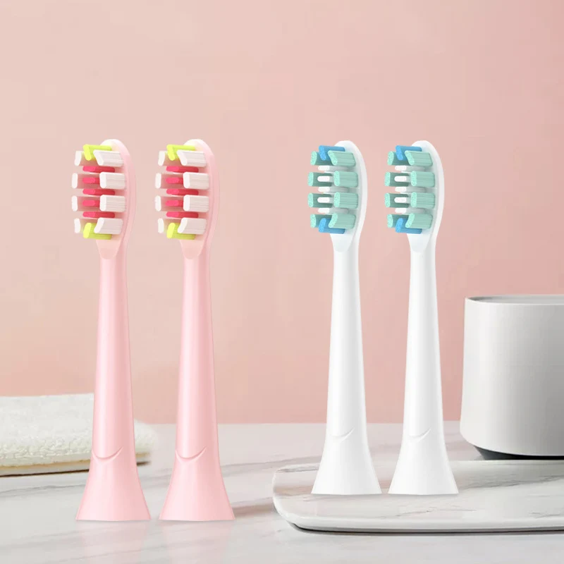 4 pcs Replacement Toothbrush Heads Toothbrush With YH902 For Electric Toothbrush Round Brush Headair bag