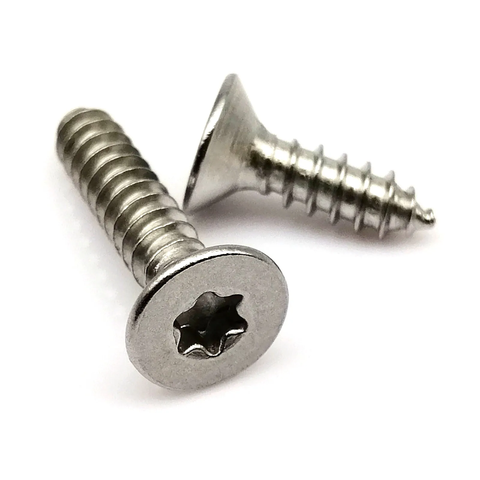M2 M2,3 M2,6 M3 M4 M5 M6 304 A2 Edelstahl Sechs Lappen Torx Flachsenkkopf Anti-Diebstahl-Sicherheits selbstschneidende Holzschraube – Detail 5
