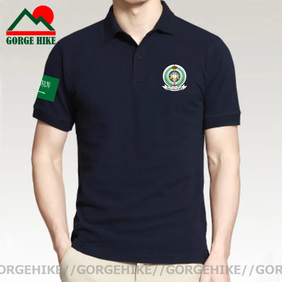 Saudi Armed Forces Lapel Polo Shirt Saudi Arabia Pilot Men Women Short Sleeve Shirt summer Sports jerseys golf tennis polo shirt