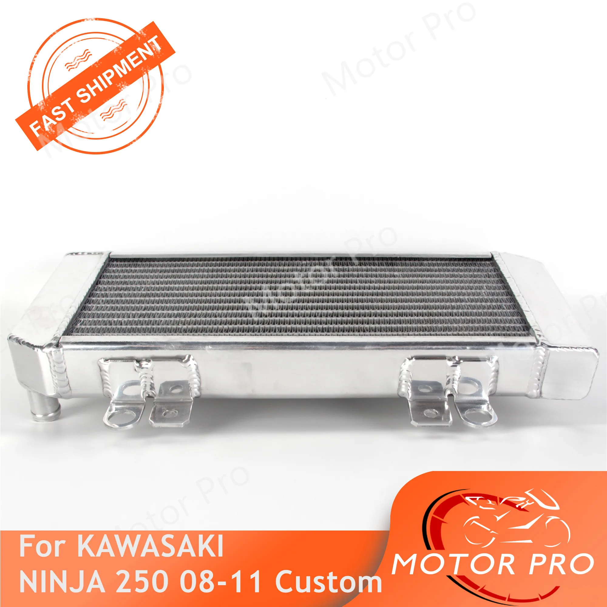 

Радиатор для мотоцикла Kawasaki Ninja 250 300 2008 2009 2010 2011, кулер для охлаждения, Сменные аксессуары Ninja250 Ninja300