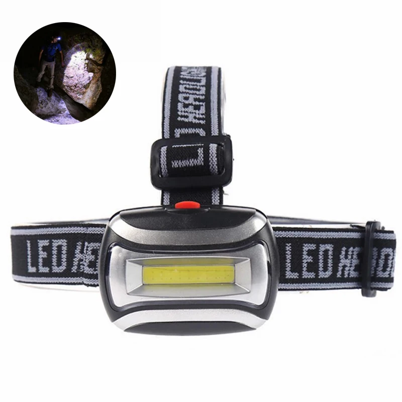 Mini COB LED Headlamp 3 Modes Waterproof Torch Headlight Head Flashlight Lanterna Fishing Lighting Outdoor Camping Light Night