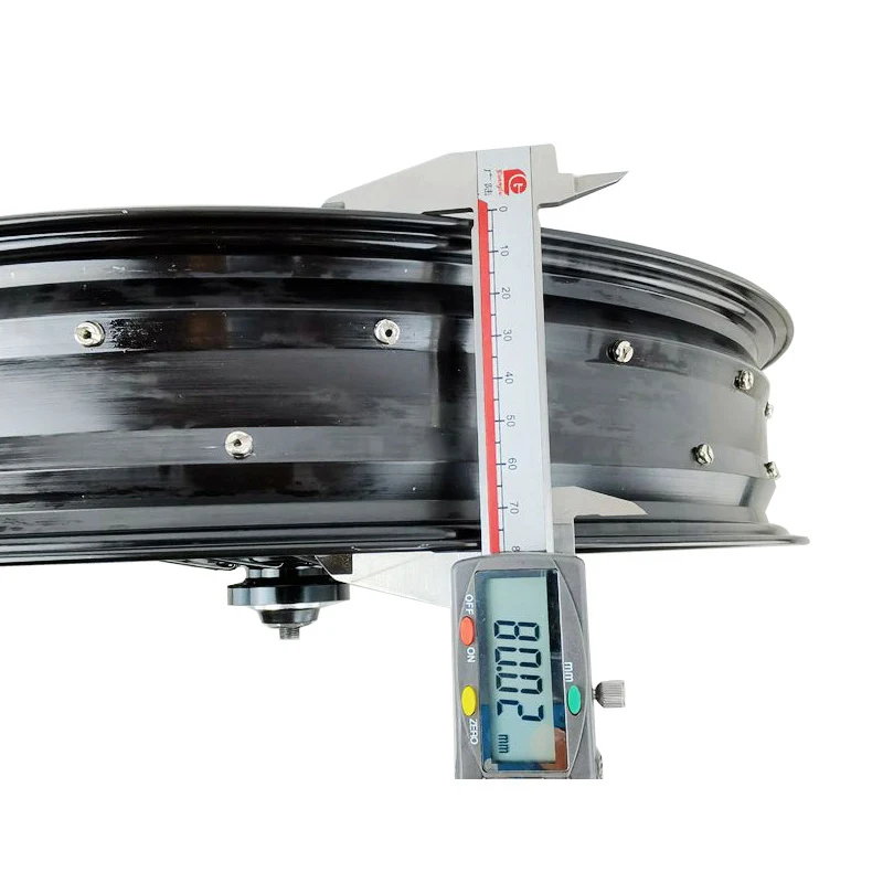 Fat Bike Front Wheel, Disc Brake, 36 Holes, QR 9*135mm, THRU 15X135mm Rims Width 80mm, Ebike Wheel, 20x4.0 26x4.0 Inch