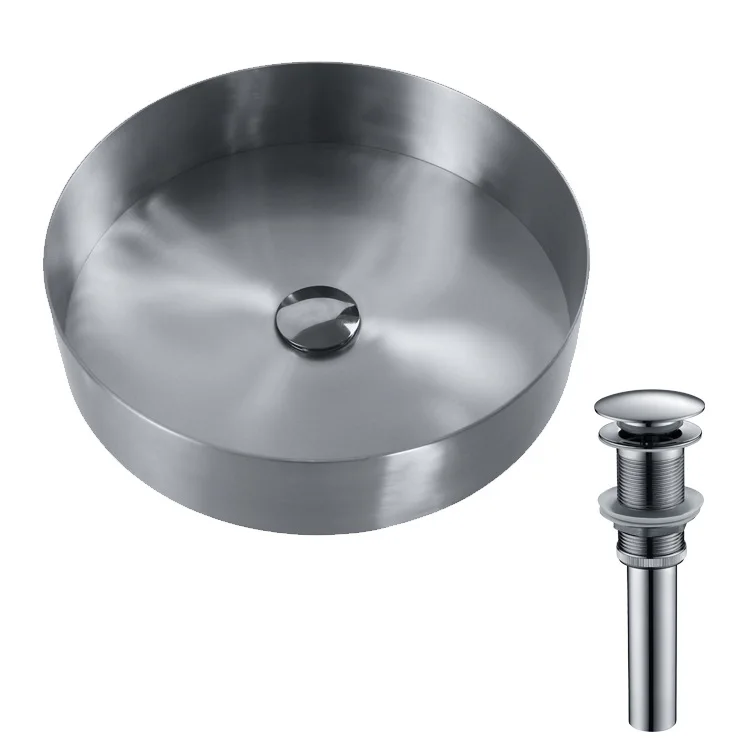 

Fashion Brushed Basin sink Above counter mounting Wash basin lavabo High quality washbowl,Top quality 304 stainless steel