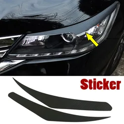 For Honda Accord 9th 2013 2014 2015 2016 2017 Front Headlight Lamp Eyebrow Sticker Decoration